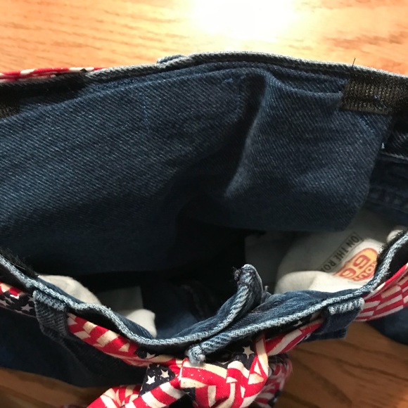 🐈OKC🐈 NWOT Route 66 Teddy Bear Denim Jean Purse - Picture 6 of 16